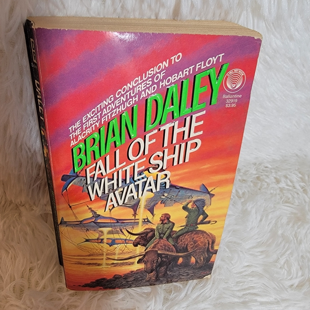 1987 Fall of the White Ship Avatar Sci-Fi Fantasy PB Book Brian Daley